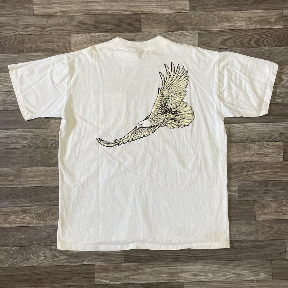 Vintage Winston Cigarettes Shirt Men’s XL Pocket Eagle Americana Made In USA